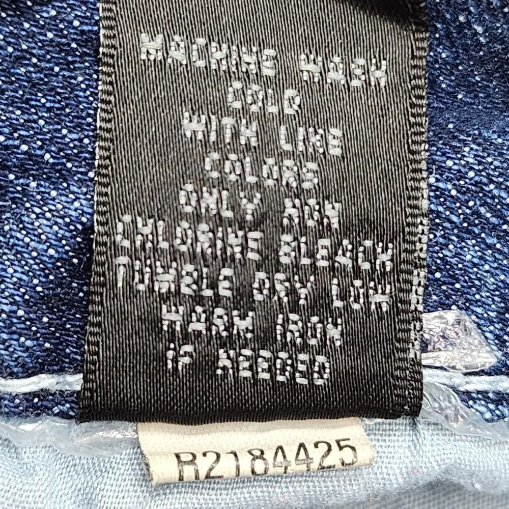 Rue21 Capri Jeans Women’s 11/12 Mid Rise Crop Stretch Denim Cuffed Sequin Pocket - Picture 9 of 12